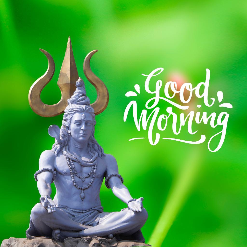 Mahadev Good Morning Images with Lord Shiva Blessings in HD